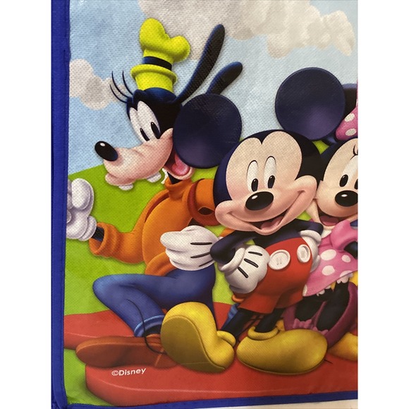 Disney Mickey & Minnie Mouse Donald Reusable TREAT BAG Grocery Shopping Tote A32 - Picture 3 of 9
